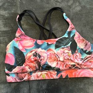 Lululemon athletic floral bra sz 8